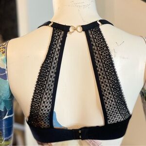 Victoria's Secret Black lightly lined bra